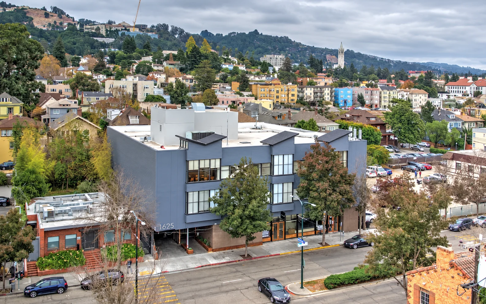 1625 Shattuck Ave, Berkeley, aerial view