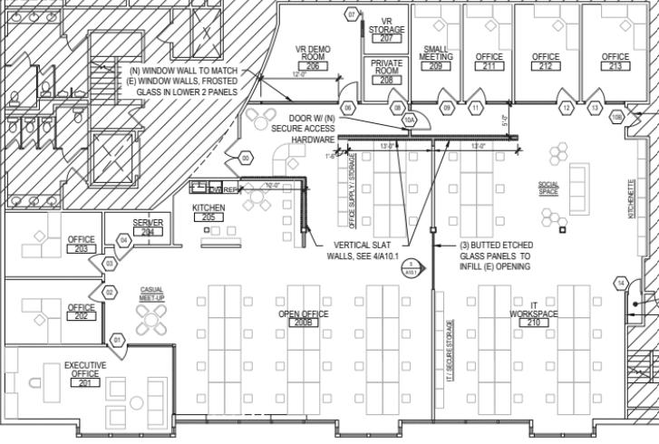 Suite 200 floor plan